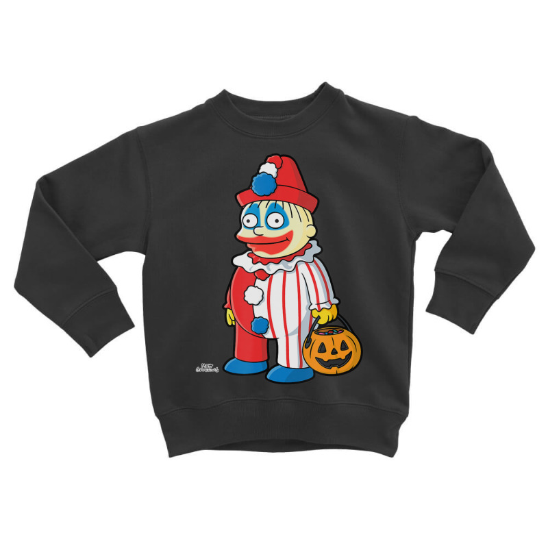 The Simpsons Ralph Clown Treehouse Of Horror Hallo Toddler Sweatshirt | Artistshot