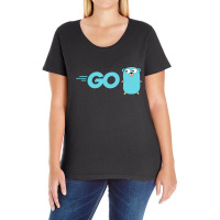 The,go,programming,language Ladies Curvy T-shirt | Artistshot