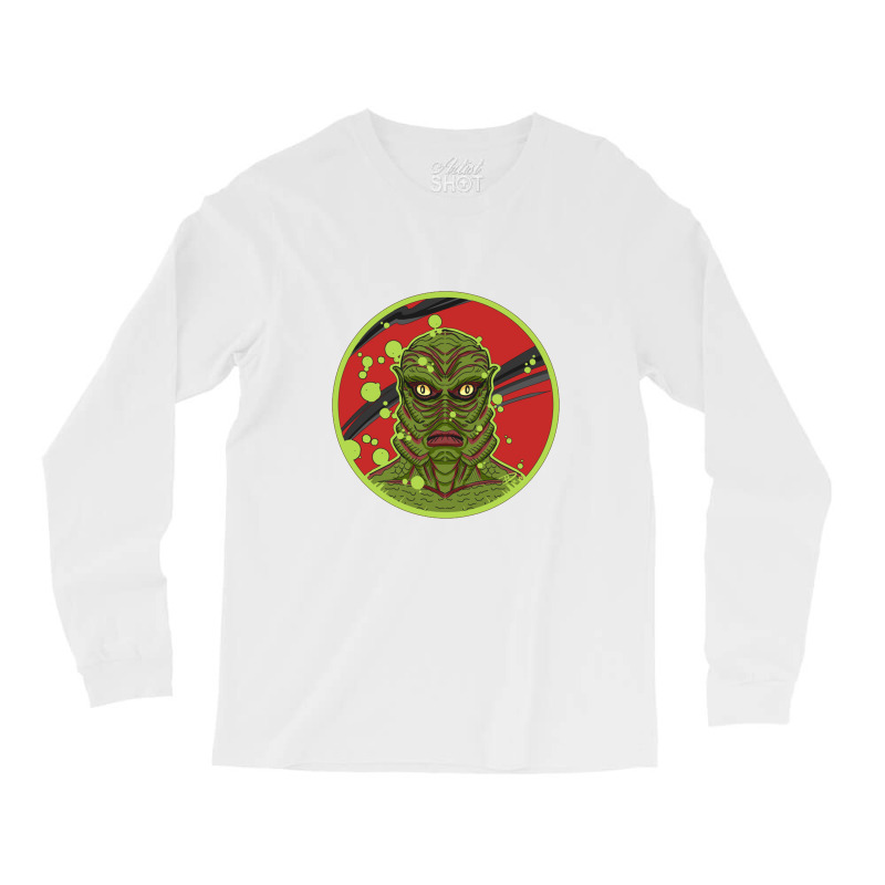 The Missing Link From The Dark Lagoon Long Sleeve Shirts by yangsekura | Artistshot