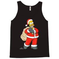 The Simpsons Santa Homer Holiday Tank Top | Artistshot