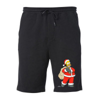 The Simpsons Santa Homer Holiday Fleece Short | Artistshot