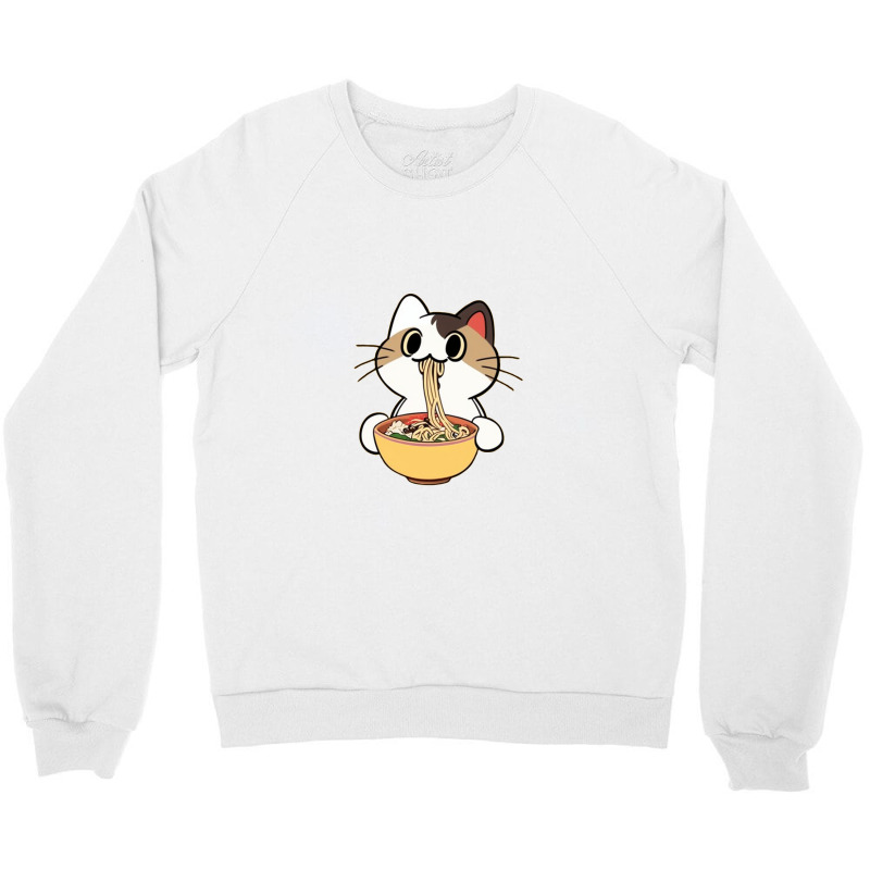 Cat Ramen Cutie Crewneck Sweatshirt | Artistshot