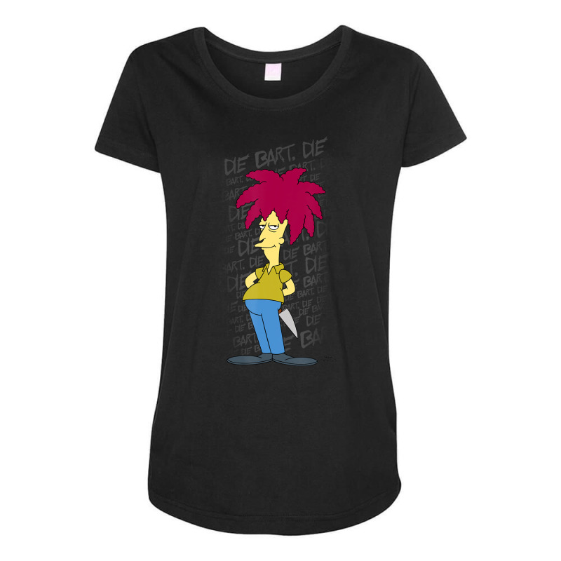 The Simpsons Sideshow Bob Die Bart Die V2 Maternity Scoop Neck T-shirt by longdanouj | Artistshot