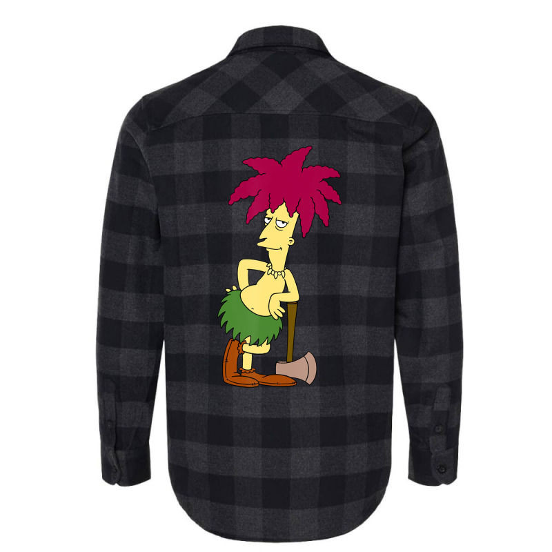 The Simpsons Sideshow Bob With Axe V2 Flannel Shirt by longdanouj | Artistshot