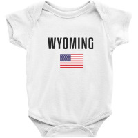 Wyoming Baby Bodysuit | Artistshot