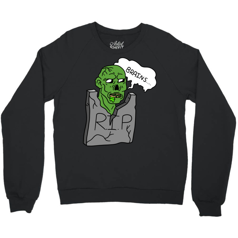 Headstone Zombie Crewneck Sweatshirt by ilham12 | Artistshot