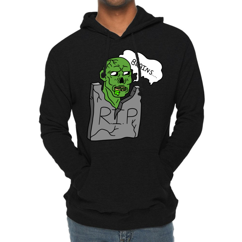 Headstone Zombie Lightweight Hoodie by ilham12 | Artistshot