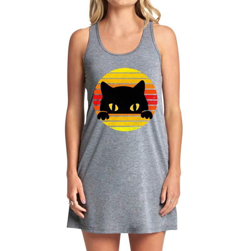 Black Cats Vintage Retro Style Tank Dress by spannmargarettrgy | Artistshot