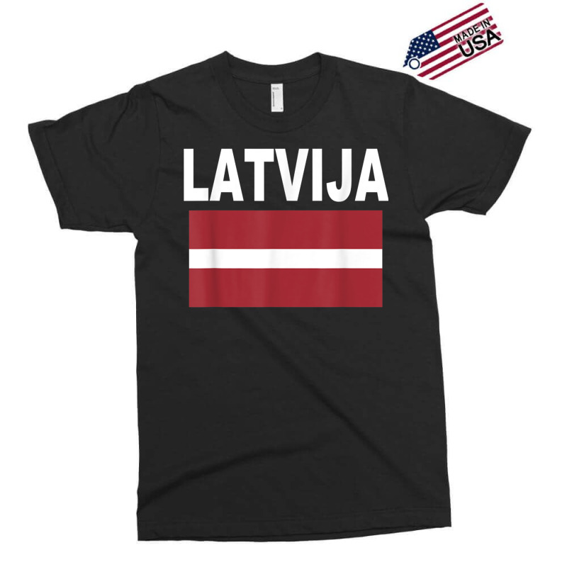 Latvija Flag T Shirt Cool Latvian Latvia Flags Gif Exclusive T-shirt | Artistshot