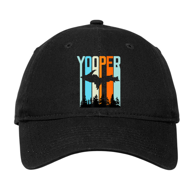 Retro Yooper Upper Peninsula Adjustable Cap | Artistshot