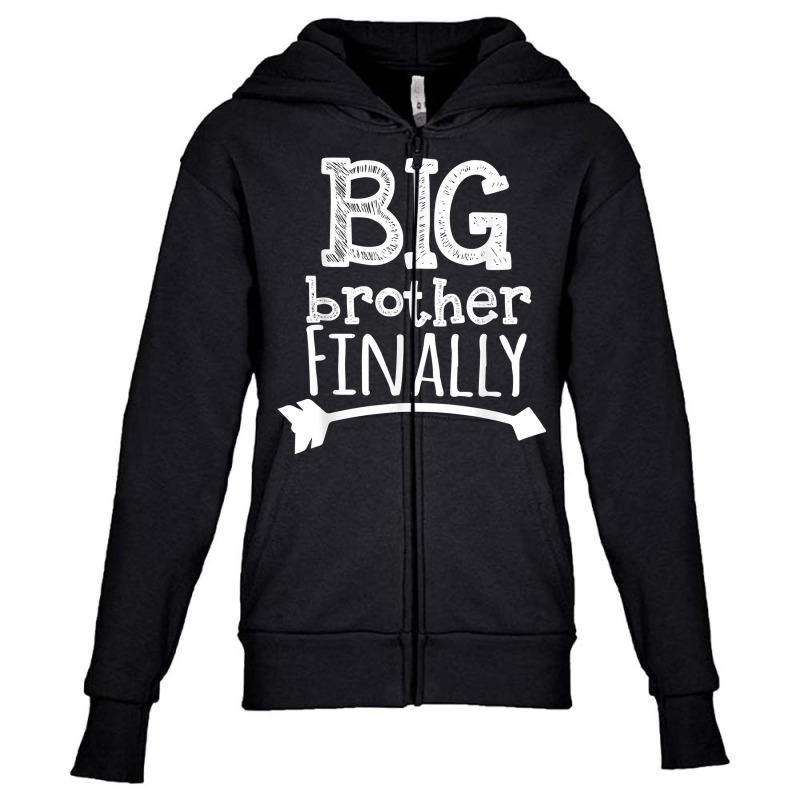 Big Brother Finally Novelty Tshirt For Boys & Olde Youth Zipper Hoodie by corindu | Artistshot