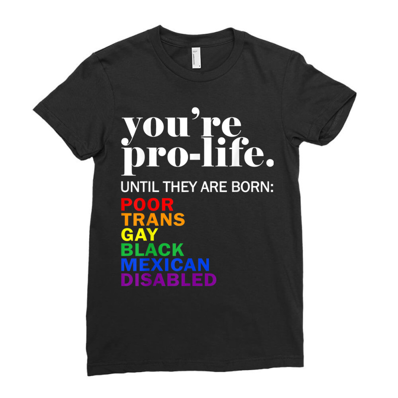 Funny Lgbt Pride Gay Pride Lgbtq T Shirt Ladies Fitted T-shirt | Artistshot