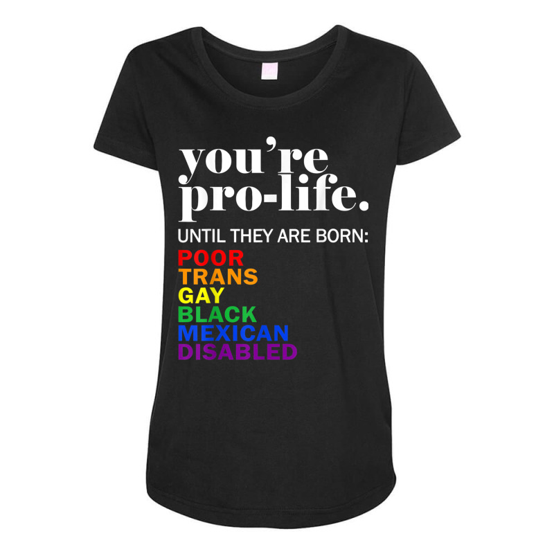 Funny Lgbt Pride Gay Pride Lgbtq T Shirt Maternity Scoop Neck T-shirt | Artistshot