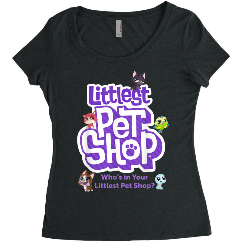 Littlest Pet Shop Who's In Your Shop T Shirt Women's Triblend Scoop T-shirt by galloywa | Artistshot