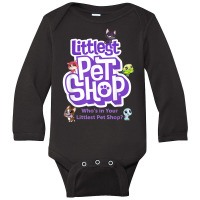 Littlest Pet Shop Who's In Your Shop T Shirt Long Sleeve Baby Bodysuit | Artistshot