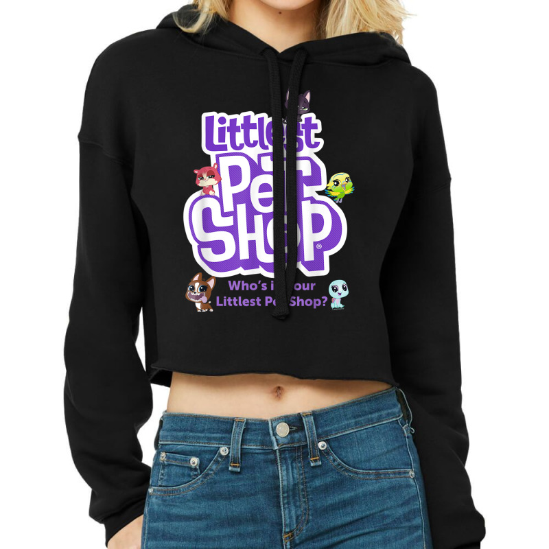 Littlest Pet Shop Who's In Your Shop T Shirt Cropped Hoodie by galloywa | Artistshot