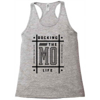 Cute Mother's Day Gift Mom Rocking The Mo Life Racerback Tank | Artistshot