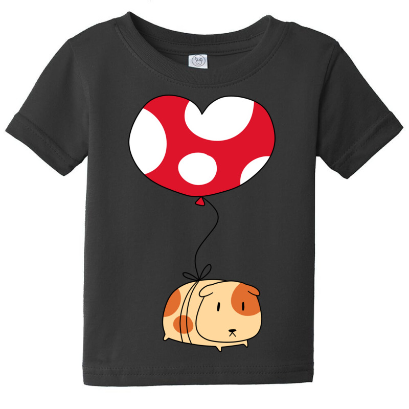 Heart Balloon Guinea Pig Baby Tee | Artistshot