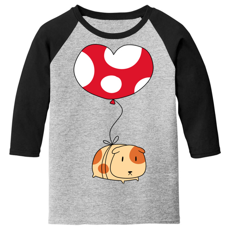 Heart Balloon Guinea Pig Youth 3/4 Sleeve | Artistshot