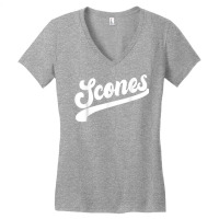 Team Scones Funny Breakfast Tea Biscuit Sweet Past Women's V-neck T-shirt | Artistshot