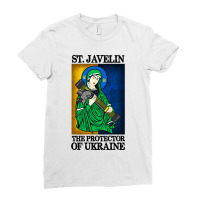 Saint Javelin Protector Ladies Fitted T-shirt | Artistshot