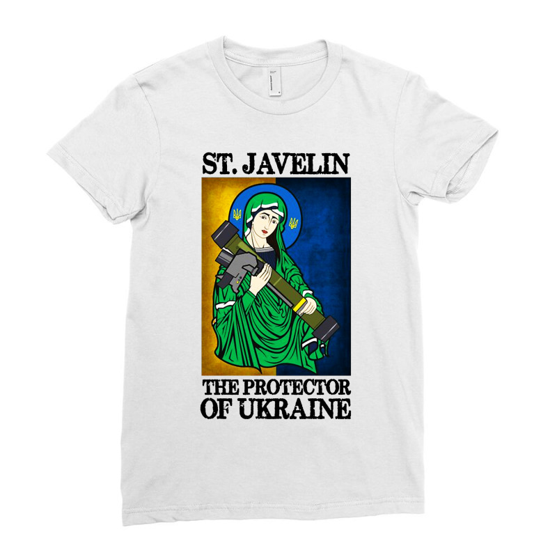 Saint Javelin Protector Ladies Fitted T-shirt | Artistshot