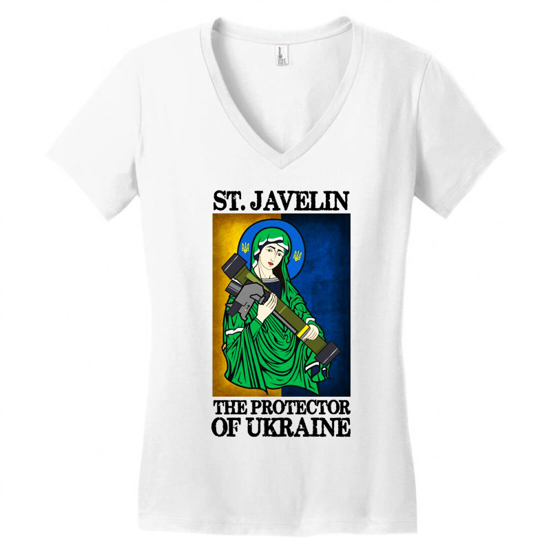 Saint Javelin Protector Women's V-neck T-shirt | Artistshot