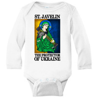 Saint Javelin Protector Long Sleeve Baby Bodysuit | Artistshot