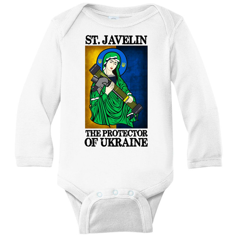 Saint Javelin Protector Long Sleeve Baby Bodysuit | Artistshot