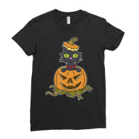 The Simpsons Treehouse Of Horror Halloween Snowbal Ladies Fitted T-shirt | Artistshot