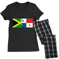 Jamaican Panamanian Flag Jamaica Panama T Shirt Women's Pajamas Set | Artistshot