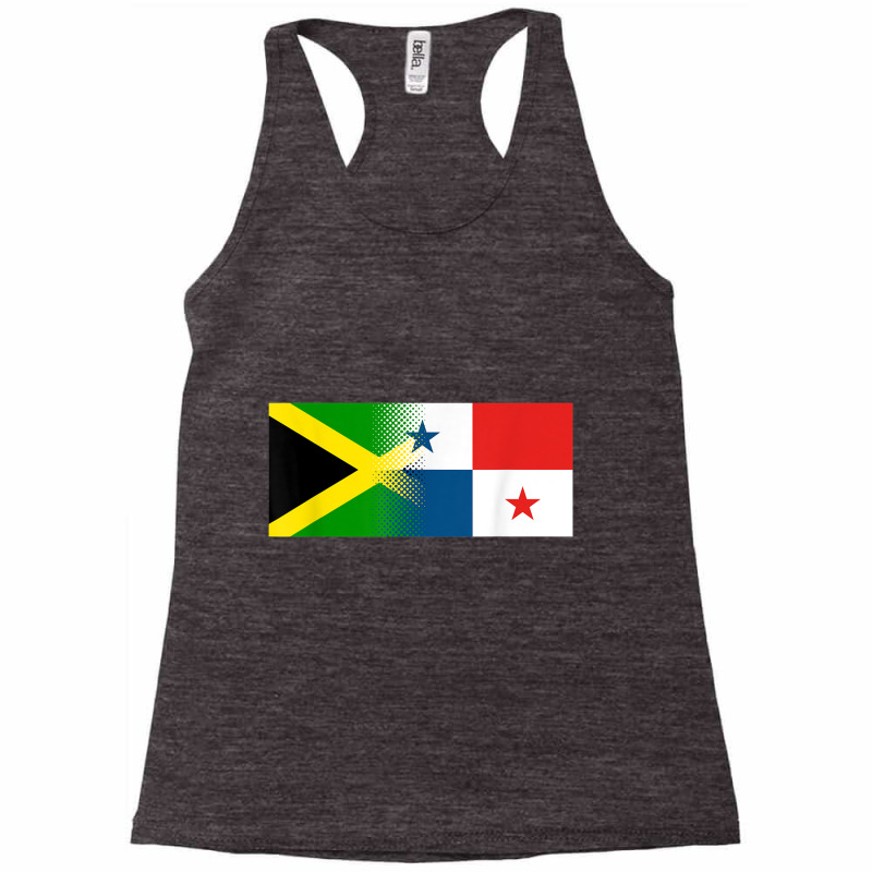 Jamaican Panamanian Flag Jamaica Panama T Shirt Racerback Tank by imelde | Artistshot