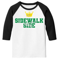 Sidewalk Side Mardi Gras Funny Festival Parade Cos Youth 3/4 Sleeve | Artistshot