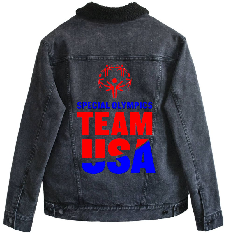 Special Olympics Team Unisex Sherpa-Lined Denim Jacket by naylon | Artistshot