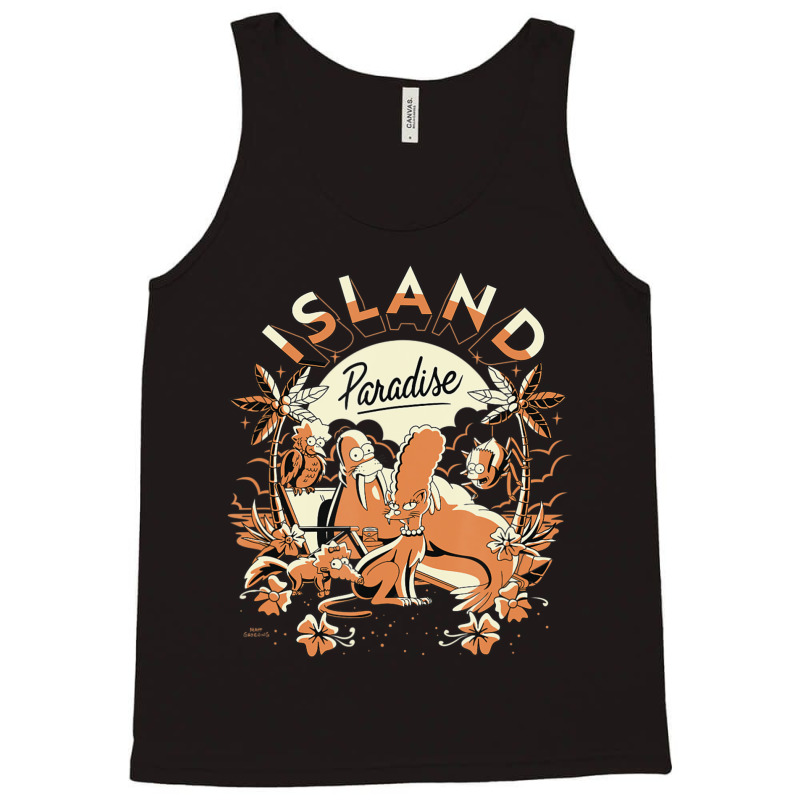 The Simpsons Treehouse Of Horror Island Paradise G Tank Top by longdanouj | Artistshot