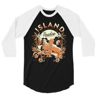 The Simpsons Treehouse Of Horror Island Paradise G 3/4 Sleeve Shirt | Artistshot