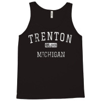 Trenton Michigan Mi Vintage T Shirt Tank Top | Artistshot