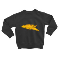 Silhouette Tiles Of An Old Folding Paper Airplanes Toddler Sweatshirt | Artistshot