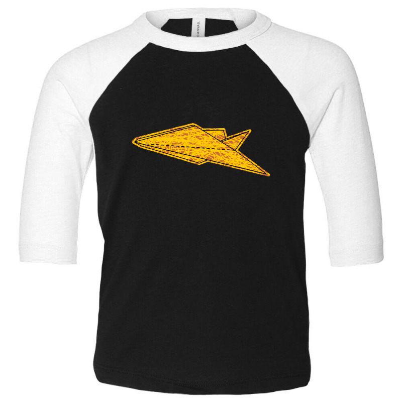 Silhouette Tiles Of An Old Folding Paper Airplanes Toddler 3/4 Sleeve Tee | Artistshot