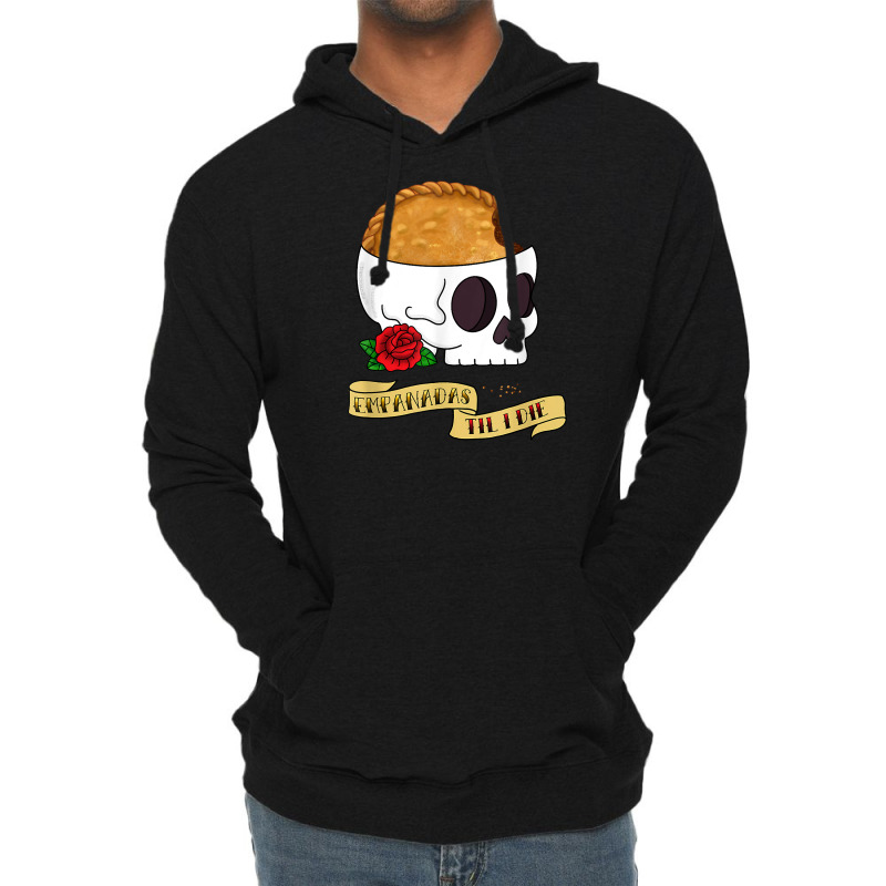 Funny Latinx Empanada Til I Die Tattoo Inspired Sk Lightweight Hoodie by fiddolamuf | Artistshot