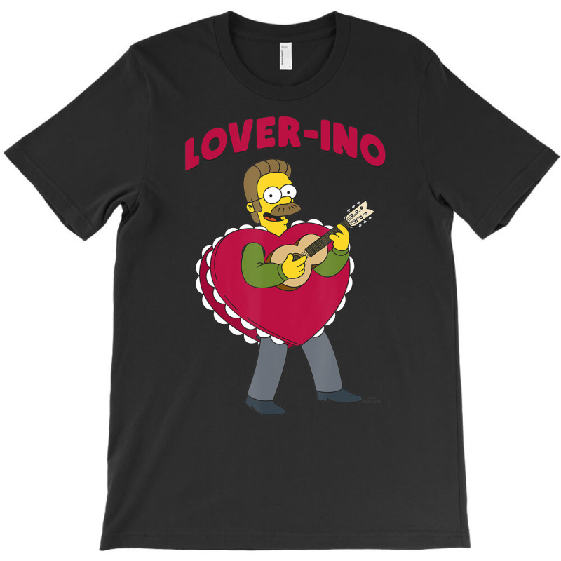 The Simpsons Valentine's Day Ned Flanders Lover-in T-Shirt by longdanouj | Artistshot