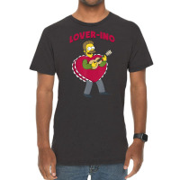 The Simpsons Valentine's Day Ned Flanders Lover-in Vintage T-shirt | Artistshot