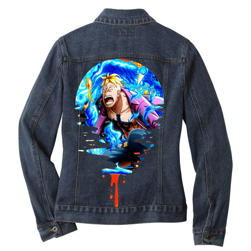 One Piece Ladies Denim Jacket by toannguyenpt92 | Artistshot