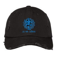 Shiva Nataraja Lord Of The Dance Sanskrit Mantra Vintage Cap | Artistshot