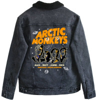 Arktic Monkey Unisex Sherpa-lined Denim Jacket | Artistshot