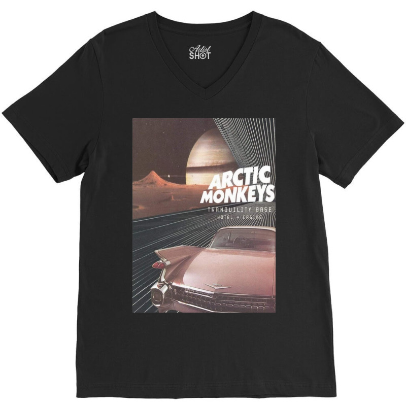 Arktic Monkey V-neck Tee | Artistshot