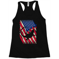 Funny America Bearded Dragon American Flag Happy 4 Racerback Tank | Artistshot