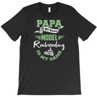 Mens Model Train Dad Shirt Father Model Railroadin T-shirt | Artistshot