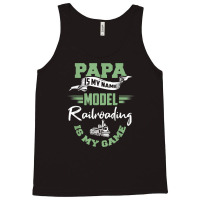 Mens Model Train Dad Shirt Father Model Railroadin Tank Top | Artistshot