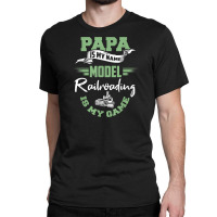 Mens Model Train Dad Shirt Father Model Railroadin Classic T-shirt | Artistshot